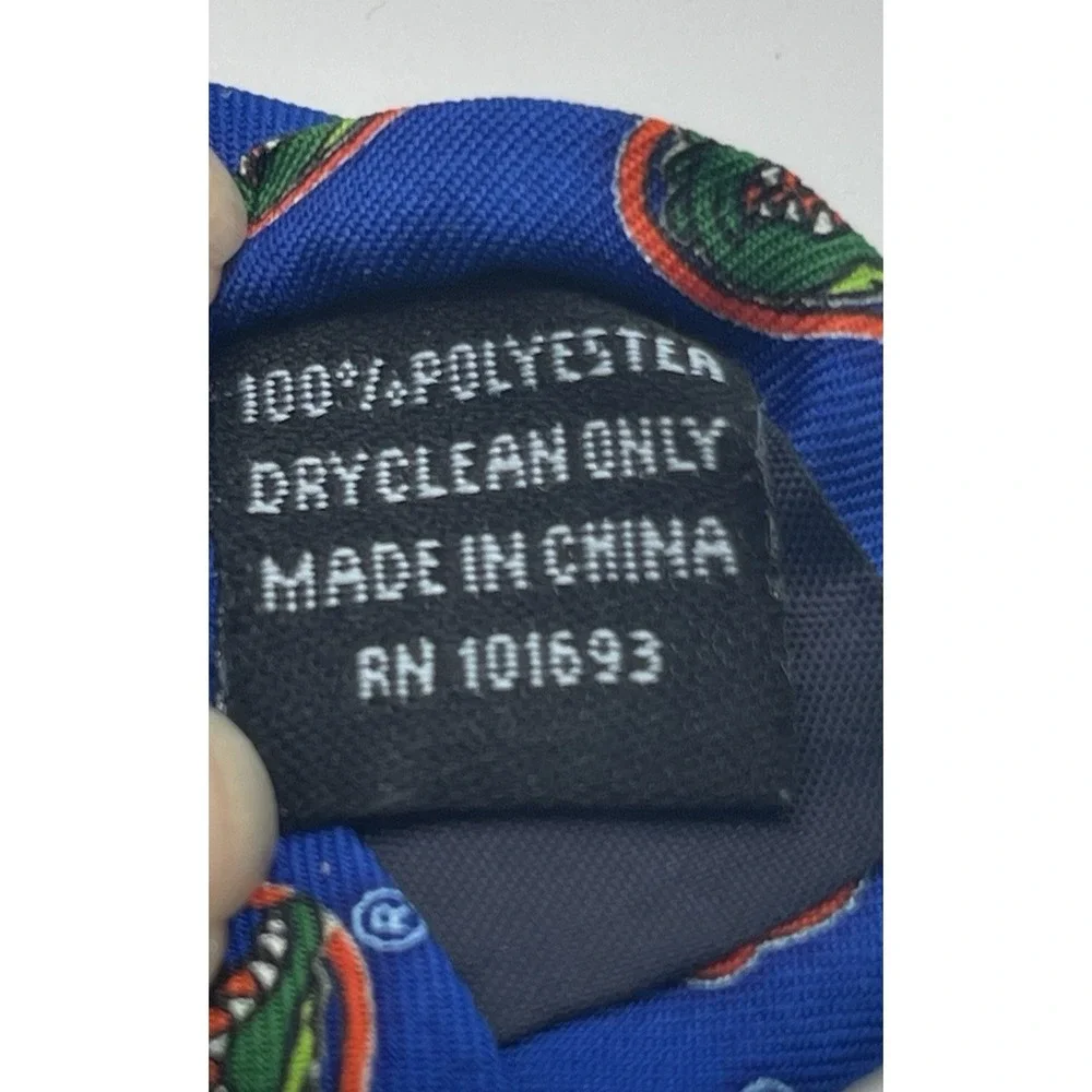 Florida Gators Silk Tie Blue Logo All Over Print Eagles‎ Wings Mens